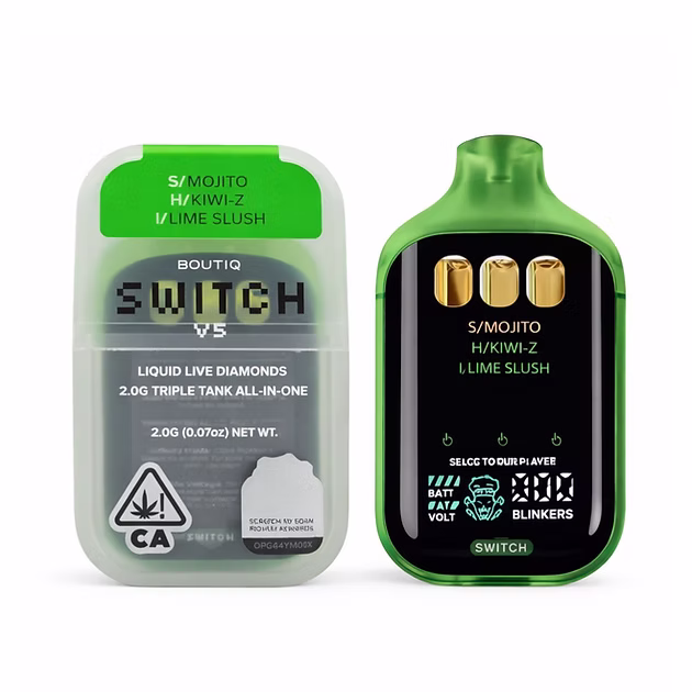 2000MG DISPOSABLE VAPE BOUTIQ SWITCH VERSION 5 - 3-IN-1