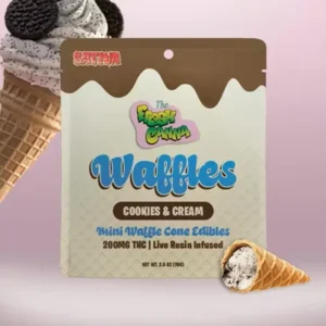 Fresh Canna - Cookies & Cream Live Resin Mini Waffle Cones 200mg
