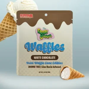 Fresh Canna - White Chocolate Live Resin Mini Waffle Cones 200mg