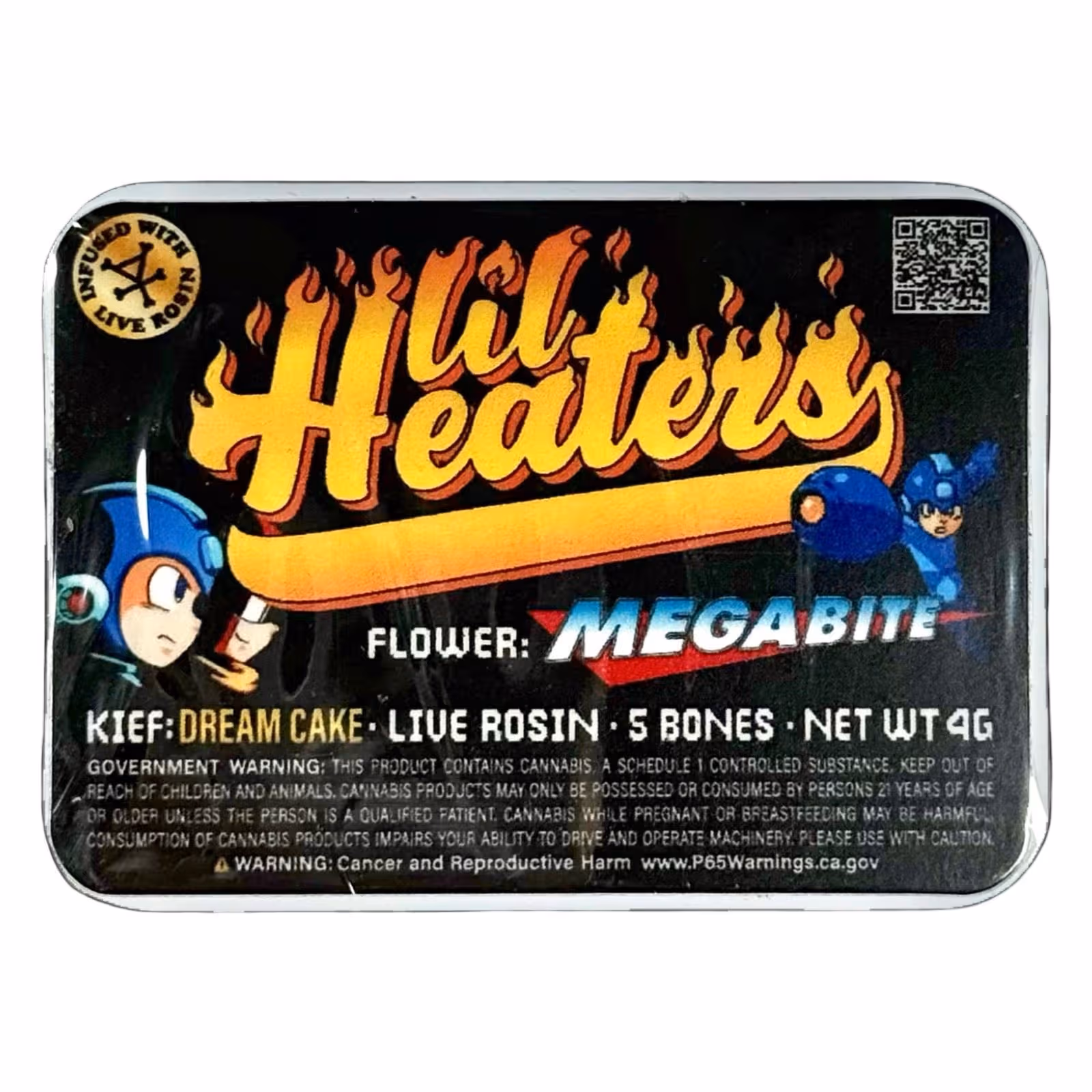 Lil Heaters - 5 Live Rosin-Infused Pre-Rolls - 4g - Image 3