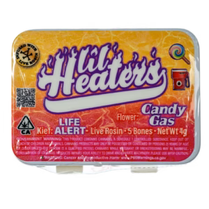 Lil Heaters - Candy Gas - 5 Live Rosin-Infused Pre-Rolls - 4g
