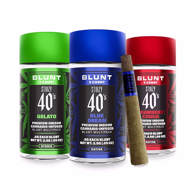 STIIIZY 40'S INFUSED BLUNTS 5 PACK - 2.5G