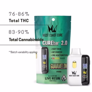 WEST COAST CURE LIVE RESIN ALL-IN-ONE CUREbar 2.0 - 1000MG