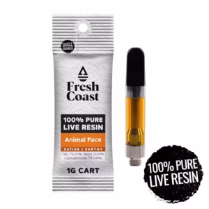 Fresh Coast Animal Face Live Resin Disposable 1G hybrid cannabis vape