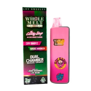 Whole Melt Dual Chamber Live Diamond 2G Candy Shop disposable vape