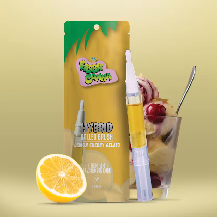 Lemon Cherry Gelato 2G Fresh Canna Live Rosin cannabis concentrate